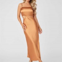 Женское Платье (Isa Cutout Maxi Dress) 57397-01 Карамель Женское Платье (Isa Cutout Maxi Dress) 57397-01 Карамель