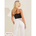 Жіночий Топ GUESS (Hadid Smocked Tube Top) 64477-01 Dark Auburn Multi