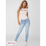 Жіноча Футболка GUESS Factory (Jules Eyes Tee) 57677-01 Світлий Powder Рожевий