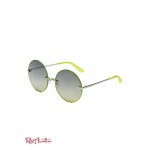 Женские Солнцезащитные Очки GUESS (Greyson Glitter Trim Round Sunglasses) 56277-01 Желтый