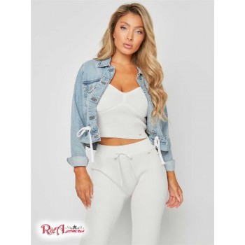 Жіноча Куртка (Addah Cropped Denim Jacket) 57237-01 Light Wash