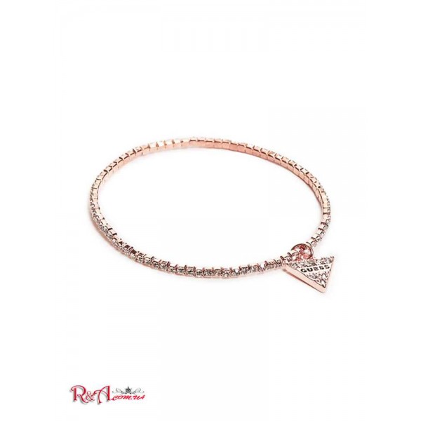 Жіночий Браслет GUESS Factory (Rose Gold-Tone Rhinestone Triangle Stretch Bracelet) 64127-01 Рожевий Золото