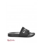 Женские Шлепанцы GUESS Factory (Angelea Logo Pool Slides) 54827-01 Черный