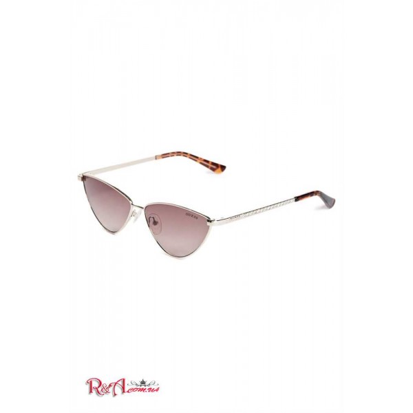 Женские Солнцезащитные Очки GUESS Factory (Metal Mini Cat-Eye Sunglasses) 63677-01 Tortoise