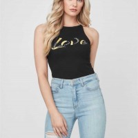 Жіночий Танк (Elvie Rhinestone Tank) 63247-01 Реактивний Чорний