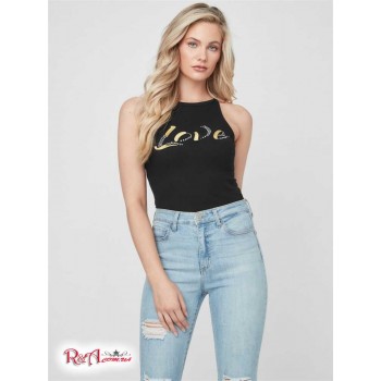 Жіночий Танк (Elvie Rhinestone Tank) 63247-01 Реактивний Чорний