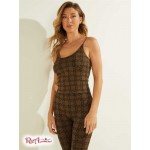 Жіночий Топ GUESS (Della Top) 64457-01 4G Jacquard Коричневий Liqueur