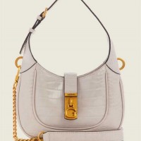 Женская Сумка Хобо (Maimie Croc Mini Hobo Bag) 64947-01 Stone