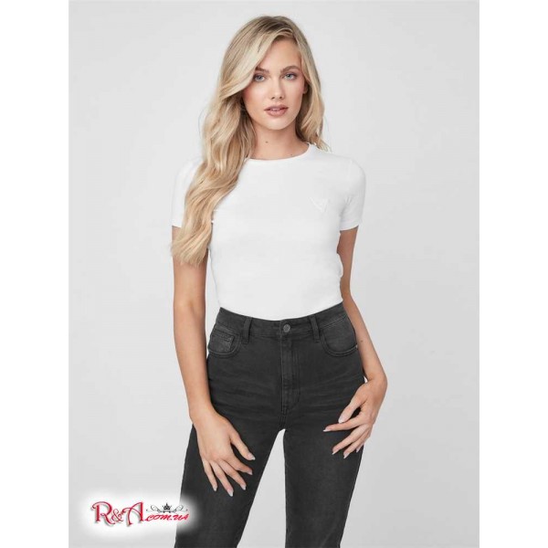 Жіноча Футболка GUESS Factory (Josie Logo Tee) 63237-01 True Білий