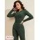 Жіноче Боді (Leonie Bodysuit) 64337-01 Chenille Зелений