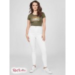 Жіноча Футболка GUESS Factory (Layne Tee) 63347-01 Оливковий Morning