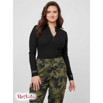 Женский Топ (Odelya Zip Top) 63437-01 Реактивний Черный