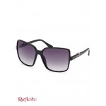 Женские Солнцезащитные Очки GUESS (Oversized Square Logo Sunglasses) 60117-01 Серебряный