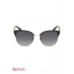 Женские Солнцезащитные Очки GUESS Factory (Cat Eye Chain-Link Sunglasses) 63637-01 Черный