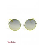Женские Солнцезащитные Очки GUESS (Greyson Glitter Trim Round Sunglasses) 56277-01 Желтый