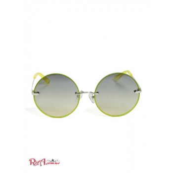 Жіночі Сонцезахисні Окуляри (Greyson Glitter Trim Round Sunglasses) 56277-01 Жовтий