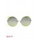 Женские Солнцезащитные Очки (Greyson Glitter Trim Round Sunglasses) 56277-01 Желтый