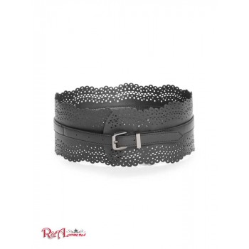 Женский Ремень (Zoey Leather Belt) 60347-01 Реактивний Черный