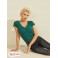 Женское Хенли (V-Neck Henley Tee) 58967-01 Sea Of Jade