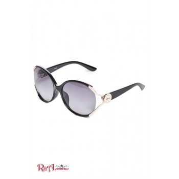 Жіночі Сонцезахисні Окуляри (Script Logo Plastic Sunglasses) 63608-01 Срібний