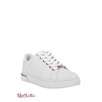 Жіночі Снікерси (Rollin Debossed Low-Top Sneakers) 56098-01 Білий Мульті Leather