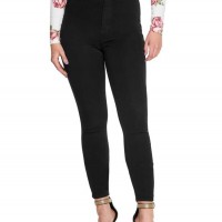 Женские Джинсы (Eco Nova Super High-Rise Curvy Skinny Jeans) 64148-01 Черный WПепельно-Серый 30 Inseam