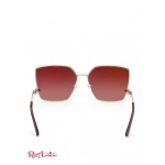 Женские Солнцезащитные Очки GUESS (Oversized Square Zigzag Sunglasses) 60108-01 Золотой