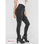 Жіночі Джинси GUESS Factory (Zenah High-Rise Cargo Skinny Jeans) 63428-01 Чорна Мийка
