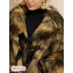 Женская Куртка MARCIANO (Molly Faux-Fur Jacket) 60558-01 Черный MПепельно-Серый Up