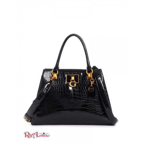 Женская Сумка Сэтчел GUESS (Stephi Croc Girlfriend Satchel) 42938-01 Черный