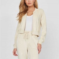 Женская Куртка (Yelena Logo Velour Jacket) 57778-01 Sheep Wool