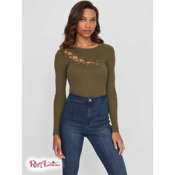Жіночий Светр GUESS Factory (Mina Sweater) 57788-01 Oak Shade Жіночий Светр GUESS Factory (Mina Sweater) 57788-01 Oak Shade