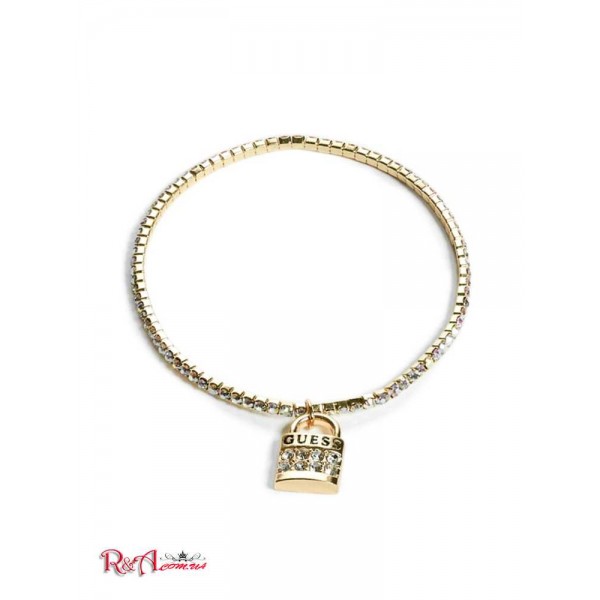 Жіночий Браслет GUESS Factory (Gold-Tone Lock Charm Bracelet) 63548-01 Золото