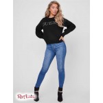 Жіночий Светр GUESS Factory (Paget Logo Sweater) 57318-01 Реактивний Чорний Жіночий Светр GUESS Factory (Paget Logo Sweater) 57318-01 Реактивний Чорний