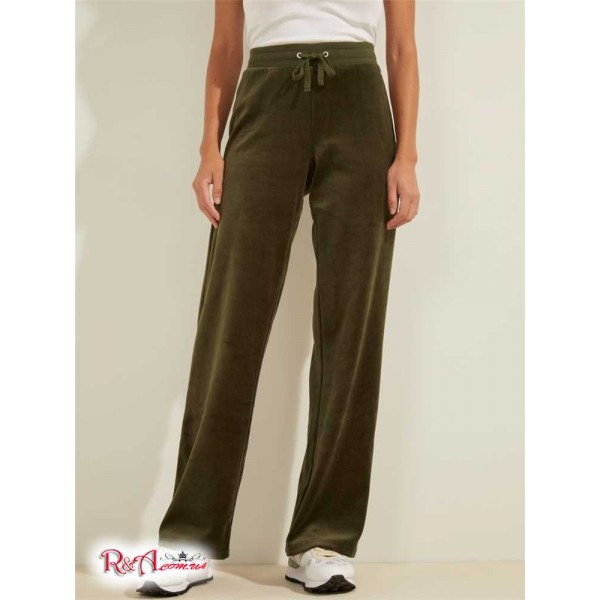 Жіночі Штани GUESS (Velour Logo Pants) 58828-01 Joshua Tree