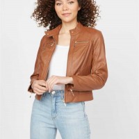 Женская Куртка (Nairi Faux-Leather Jacket) 57758-01 Коньяк Женская Куртка (Nairi Faux-Leather Jacket) 57758-01 Коньяк