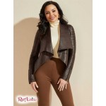 Женская Куртка MARCIANO (Shayna Drape Leather Jacket) 60338-01 Burnt Wood Мульти