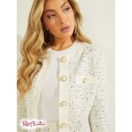 Жіноча Куртка GUESS (Gloria Tweed Jacket) 64278-01 Білий Lurex Boucle