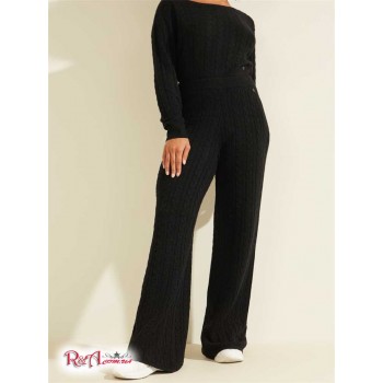 Жіночі Штани (Tamara Wide-Leg Cable Pants) 58818-01 Реактивний Чорний