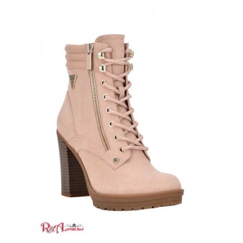 Жіночі Черевики (Ginette Heeled Combat Booties) 56828-01 Світло-Рожевий