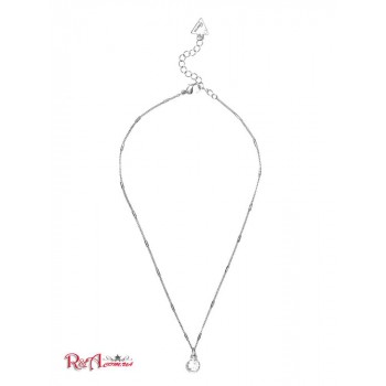 Жіноче Намисто (Silver-Tone Rhinestone Necklace) 63658-01 Срібло