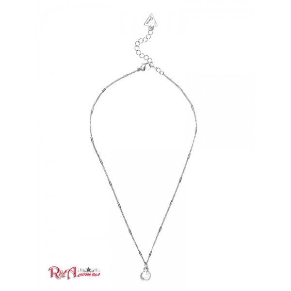 Жіноче Намисто GUESS Factory (Silver-Tone Rhinestone Necklace) 63658-01 Срібло
