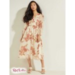 Женское Платье GUESS (Floral Midi Dress) 58768-01 Розовыйish Painted Flower Женское Платье GUESS (Floral Midi Dress) 58768-01 Розовыйish Painted Flower