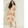 Женское Платье (Floral Midi Dress) 58768-01 Розовыйish Painted Flower