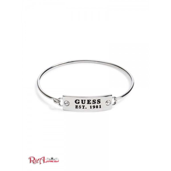 Жіночий Браслет GUESS Factory (Silver-Logo Bracelet) 63588-01 Срібло
