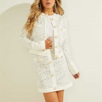 Женская Куртка (Gloria Tweed Jacket) 64278-01 Белый Lurex Boucle