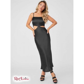 Жіноче Сукня (Isa Cutout Maxi Dress) 57398-01 Реактивний Чорний