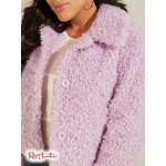 Женская Куртка GUESS (Fluffy Teddy Jacket) 64228-01 Linen Сиреневый