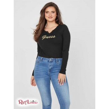 Женский Топ (Louie Logo Top) 57558-01 Реактивний Черный