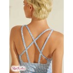 Жіночий Топ GUESS (Caitlin Logo Print Top) 59408-01 Logomania Gj Світлий Блакитний